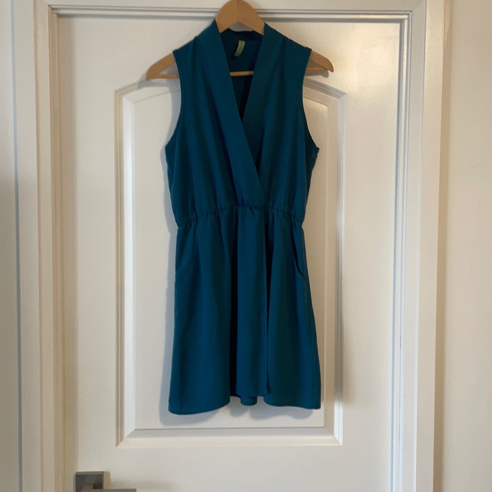 Dark teal short dress/Tunic
